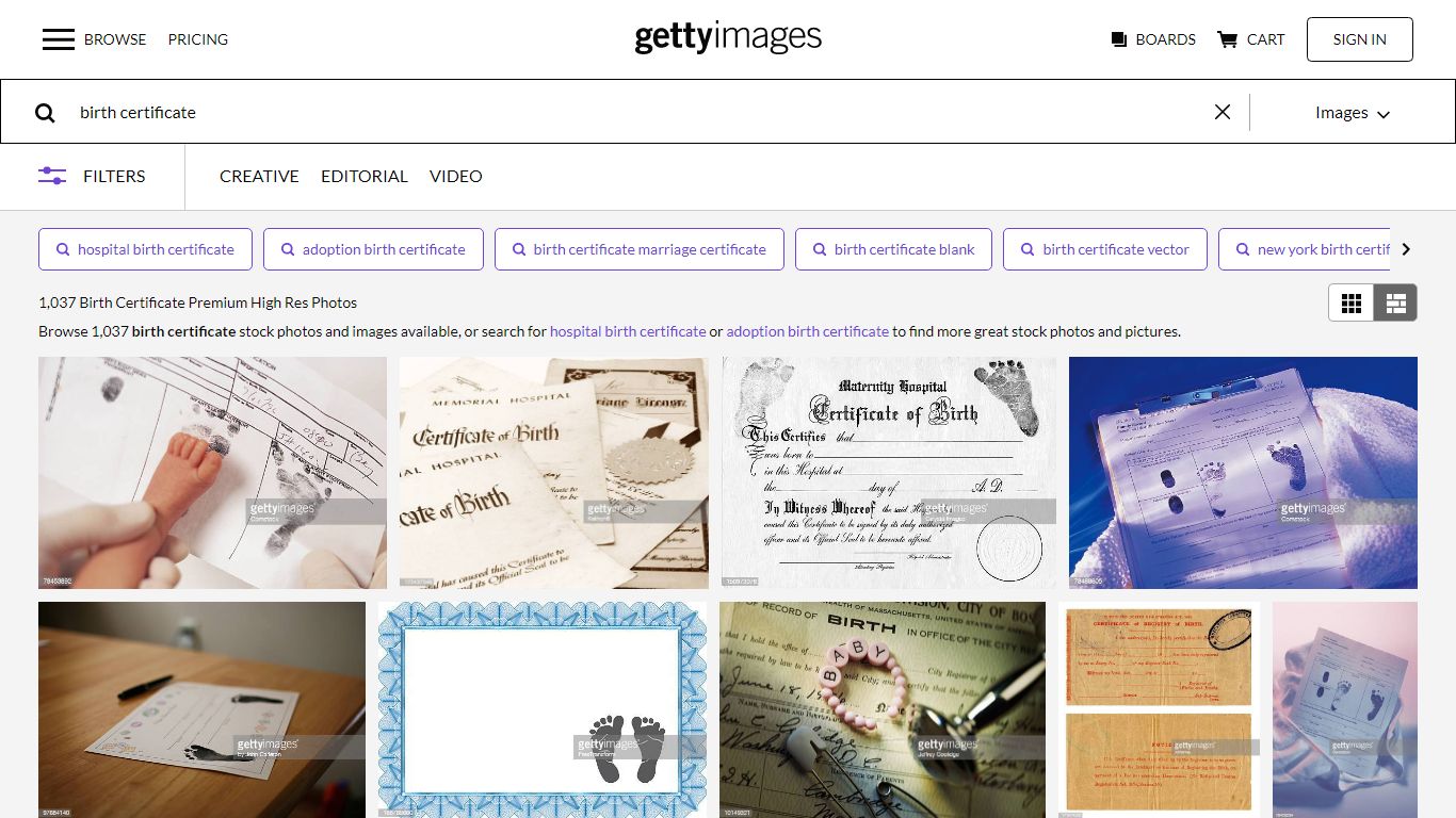 Birth Certificate Photos and Premium High Res Pictures - Getty Images